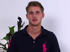 Ultra Sporty Straight Pup Jamie Shows off His Curly Blond Hole Hair. Posted by: English Lads