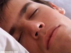 Young euro jocks Kris Evans, Florian Nemec and Julien Hussey in a threesome scene. Posted by: Bel Ami Online