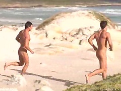 Horny jocks Kris Evans, Jean-Daniel Chagall and Dario Dolce goes threesome. Posted by: Bel Ami Online