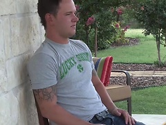 Brock jerking off his cock. Posted by: Southern Strokes
