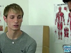 Hot college boy gets sucked off by the doctor.. Posted by: College Boy Physicals