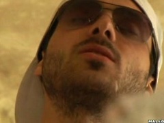 Two sexy studs are sharing their dick in an abandoned ruins!. Posted by: Male Digital