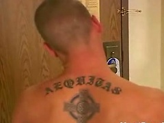 Lean and ripped twink wank his penis off and cum on the bed. Posted by: Nextdoor Male