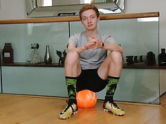 Eighteen Year Old Footballer Bradley Shows his Lean Body & Long and Thick Uncut Cock!. Posted by: English Lads