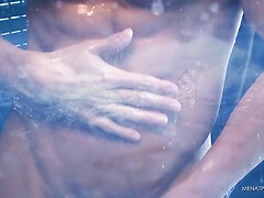 Hung Dude in Shower. Posted by: Men at Play