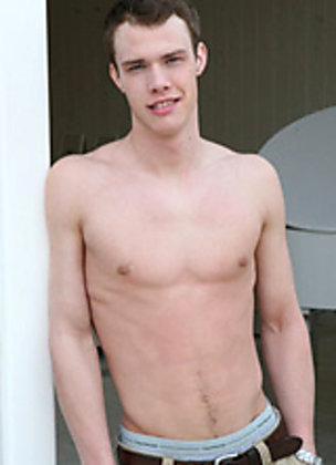 Hot frat jock Tanner posing
