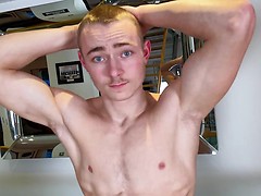 Straight Ripped Gymnast Caspian Shows Wanks his Uncut Cock & Shoots Cum Everywhere!. Posted by: English Lads