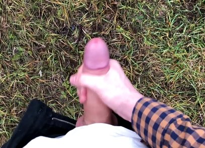 Horny BOY with HUGE DICK(23cm) Jerking OFF OUTDOOR IN THE COLD WEATHER